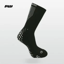 Chaussettes Antidérapantes Noir -Sports - Équipement de football chaussettes antiderapantes noir 2