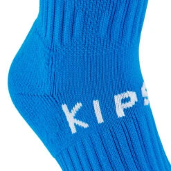 Kipsta Chaussettes De Football Rayée Enfant VIRALTO SOLO JR Rayées Bleu Méditterranée -Sports - Équipement de football chaussettes de football rayee enfant viralto solo jr rayees bleu meditterranee 2