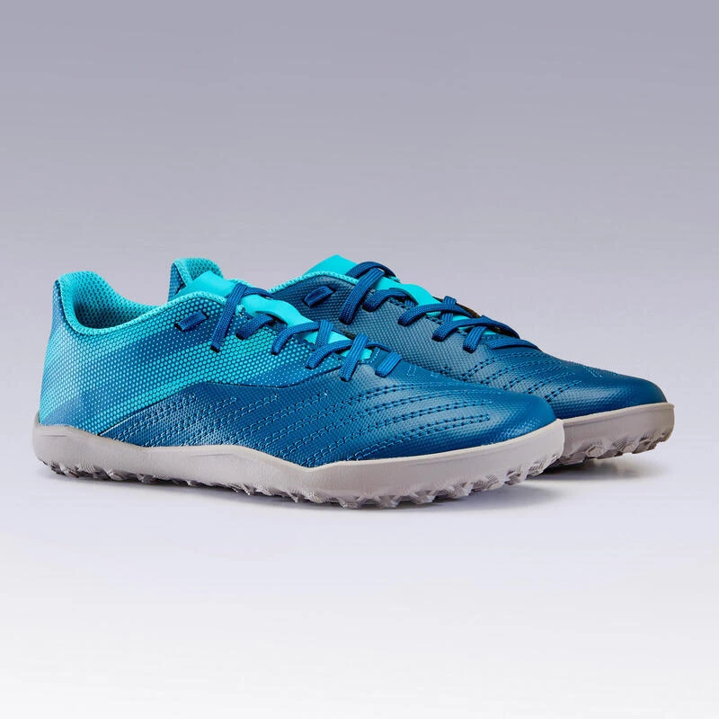 Kipsta Chaussure De Football AGILITY140 TF Lacets Turquoise 6 Kipsta Chaussure De Football AGILITY140 TF Lacets Turquoise – Image 4