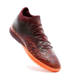 Kipsta Chaussure De Football Terrain Dur CLR TF Bordeaux Et Orange -Sports - Équipement de football chaussure de football terrain dur clr tf bordeaux et orange 3