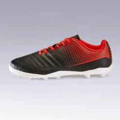 Kipsta Chaussure De Football Terrain Sec Agility 100 FG Noire Rouge 10 Kipsta Chaussure De Football Terrain Sec Agility 100 FG Noire Rouge -Sports - Équipement de football chaussure de football terrain sec agility 100 fg noire rouge 3