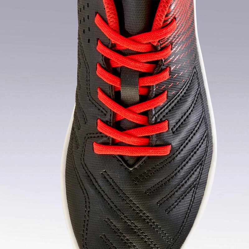 Kipsta Chaussure De Football Terrain Sec Agility 100 FG Noire Rouge 7 Kipsta Chaussure De Football Terrain Sec Agility 100 FG Noire Rouge – Image 5