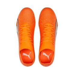 Chaussure De Football Ultra Match MG Puma Orange Adulte -Sports - Équipement de football chaussure de football ultra match mg puma orange adulte 4