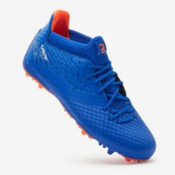 Kipsta CHAUSSURES DE FOOTBALL ENFANT A LACETS VIRALTO III MG/AG BLEU ET ORANGE -Sports - Équipement de football chaussures de football enfant a lacets viralto iii mgag bleu et orange 3