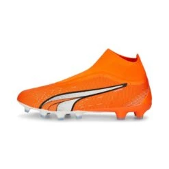 Chaussures De Football ULTRA MATCH LL.3 MG PUMA Orange Adulte
