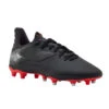 Kipsta CHAUSSURES DE FOOTBALL VIRALTO I FG NOIR ET ROUGE -Sports - Équipement de football chaussures de football viralto i fg noir et rouge