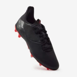 Kipsta CHAUSSURES DE FOOTBALL VIRALTO I FG NOIR ET ROUGE -Sports - Équipement de football chaussures de football viralto i fg noir et rouge 3