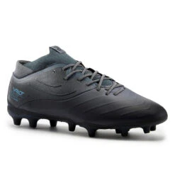 Kipsta CHAUSSURES DE FOOTBALL VIRALTO IV CUIR PREMIUM FG NOIR