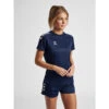 Hummel Hmlcore Xk Core Poly T-Shirt S/S Woman T-Shirt Manches Courtes Femme -Sports - Équipement de football hmlcore xk core poly t shirt ss woman t shirt manches courtes femme
