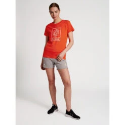 Hummel Hmlgg12 T-Shirt S/S Woman Maillot Manches Courtes Femme -Sports - Équipement de football hmlgg12 t shirt ss woman maillot manches courtes femme 7