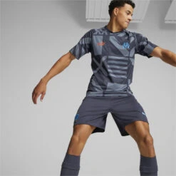 Maillot D’avant-match De Football Olympique De Marseille Homme PUMA -Sports - Équipement de football maillot davant match de football olympique de marseille homme puma 1