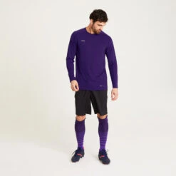 Kipsta MAILLOT DE FOOTBALL MANCHES LONGUES VIRALTO CLUB VIOLET -Sports - Équipement de football maillot de football manches longues viralto club violet 3