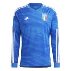 ADIDAS MAILLOT DOMICILE MANCHES LONGUES ITALIE 2023 11 ADIDAS MAILLOT DOMICILE MANCHES LONGUES ITALIE 2023 -Sports - Équipement de football maillot domicile manches longues italie 2023 4