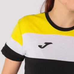 Maillot Manches Courtes Femme Joma Crew Iv Noir Jaune Blanc 10 Maillot Manches Courtes Femme Joma Crew Iv Noir Jaune Blanc -Sports - Équipement de football maillot manches courtes femme joma crew iv noir jaune blanc 3