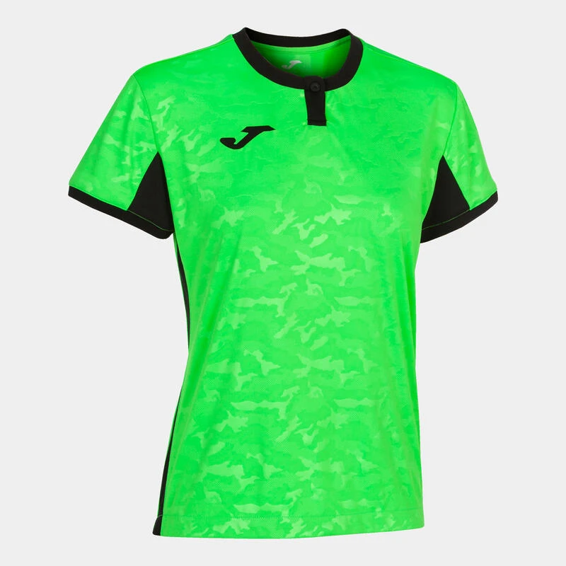 Maillot Manches Courtes Femme Joma Toletum Ii Vert Fluo Noir 3 Maillot Manches Courtes Femme Joma Toletum Ii Vert Fluo Noir