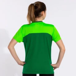 Maillot Manches Courtes Femme Joma Winner Ii Vert Fluo -Sports - Équipement de football maillot manches courtes femme joma winner ii vert fluo 3