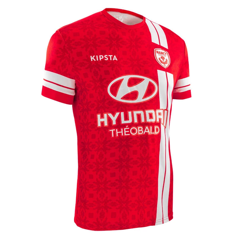 Kipsta Maillot Officiel De L'AS Nancy Lorraine 22/23 Extérieur Adulte Rouge Et Blanc 4 Kipsta Maillot Officiel De L'AS Nancy Lorraine 22/23 Extérieur Adulte Rouge Et Blanc – Image 2