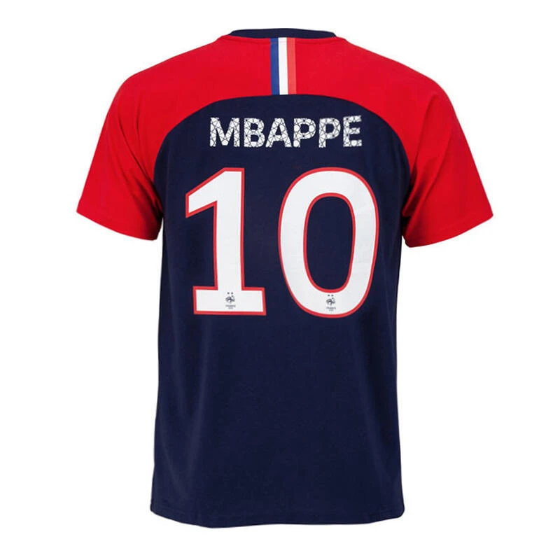 Mbappé T-shirt Fan Marine Homme Equipe De France 4 Mbappé T-shirt Fan Marine Homme Equipe De France – Image 2
