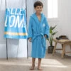 Peignoir De Bain Enfant 100% Coton Football Marseille - 2020 -Sports - Équipement de football peignoir de bain enfant 100 coton football marseille 2020