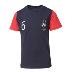 Pogba T-shirt Player Bleu/Rouge Homme Equipe De France