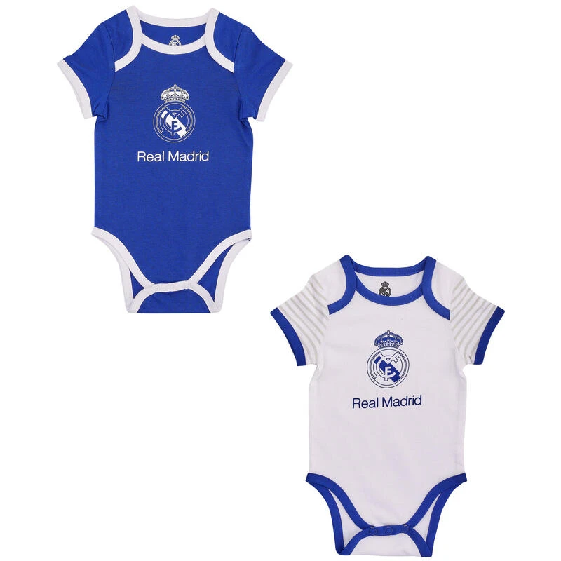 Set De 2 X Body Real - Collection Officielle Real Madrid - Bébé Garçon 5 Set De 2 X Body Real - Collection Officielle Real Madrid - Bébé Garçon – Image 3
