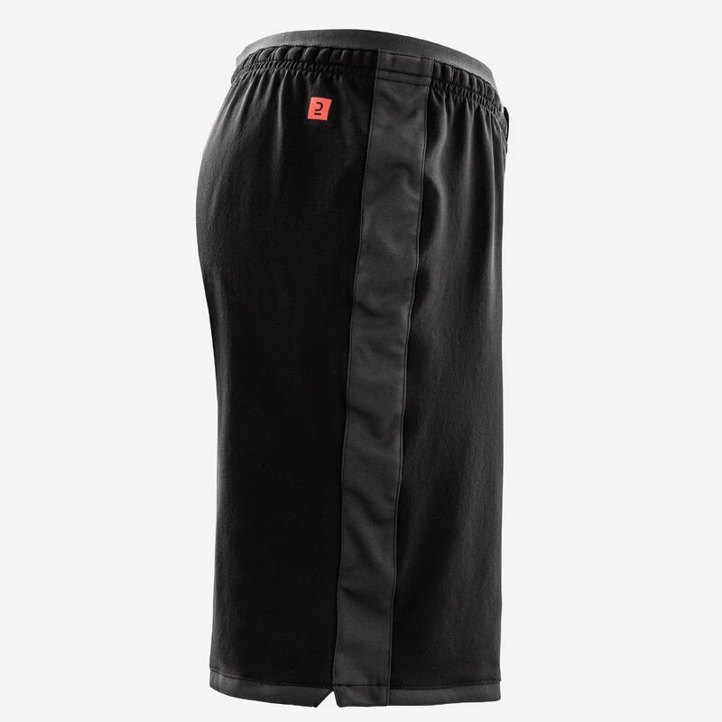 Kipsta SHORT DE FOOTBALL VIRALTO II NOIR & GRIS ANTHRACITE 4 Kipsta SHORT DE FOOTBALL VIRALTO II NOIR & GRIS ANTHRACITE – Image 2
