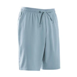 Kipsta Short De Football VIRALTO SOLO Adulte Gris & Rose Fluo
