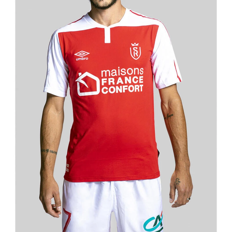 UMBRO Stade De Reims Home Authentic 2020/2021 Homme 3 UMBRO Stade De Reims Home Authentic 2020/2021 Homme
