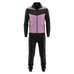 Survêtement Full Zip Femme/mixte - Givova Noir Et Rose