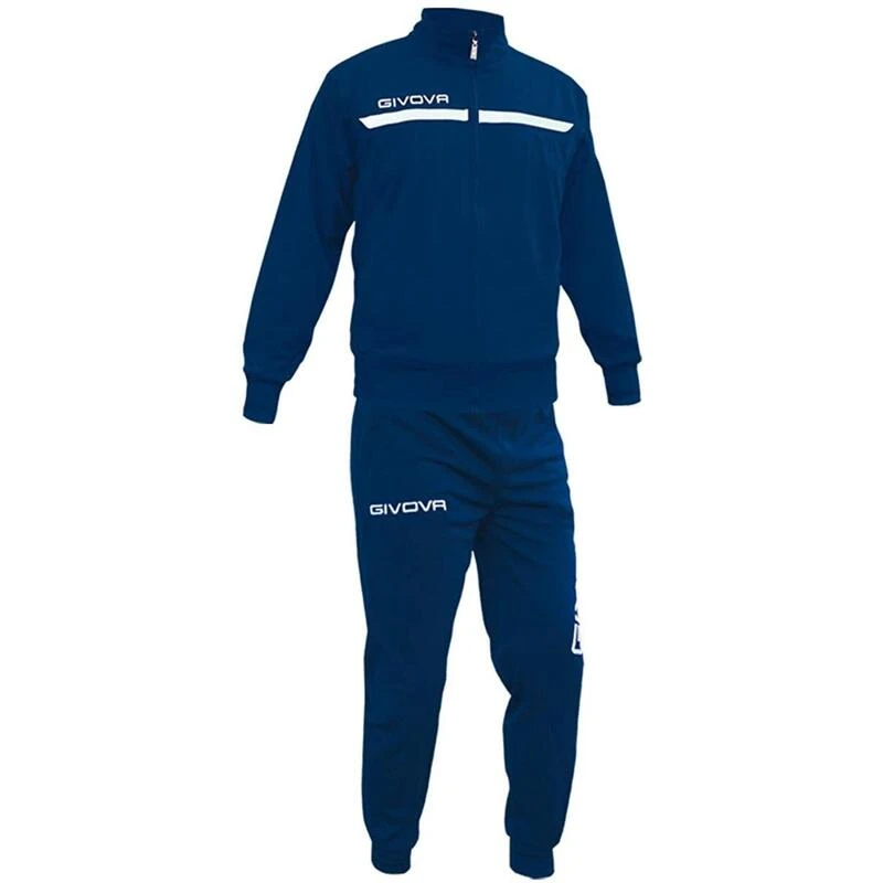 Survêtement Full Zip Homme - Givova Bleu Et Blanc 4 Survêtement Full Zip Homme - Givova Bleu Et Blanc – Image 2