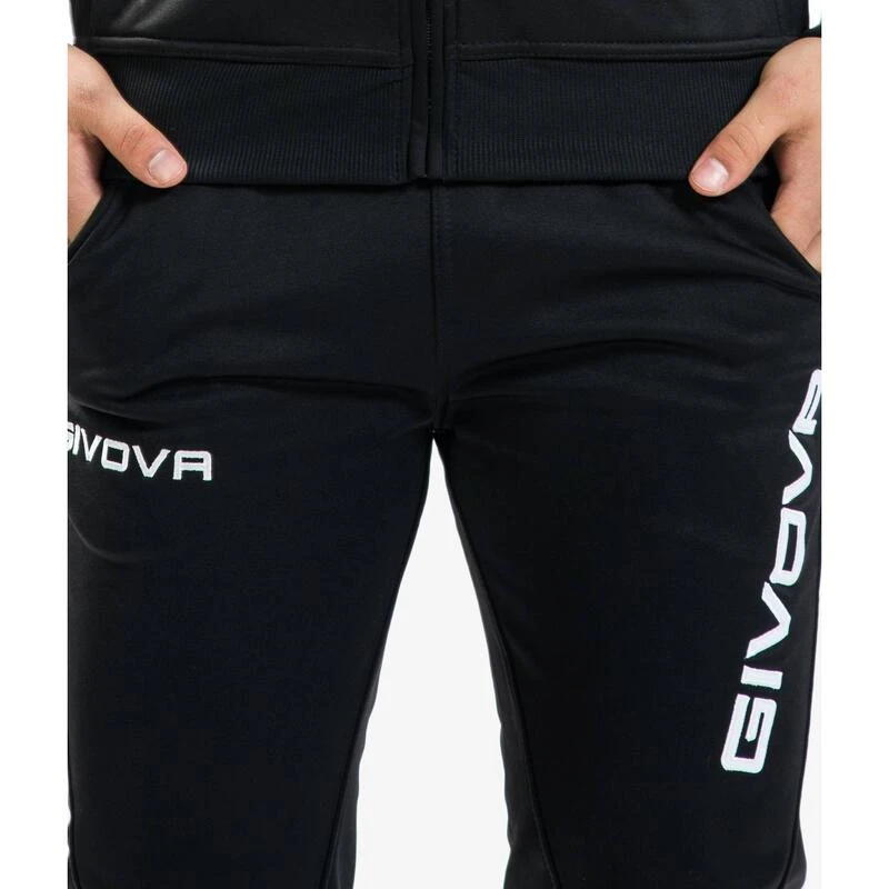 Survêtement Full Zip Homme - Givova Noir 5 Survêtement Full Zip Homme - Givova Noir – Image 3
