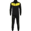 Survêtement Full Zip Homme - Givova Noir Et Jaune -Sports - Équipement de football survetement full zip homme givova noir et jaune