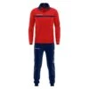 Survêtement Full Zip Homme - Givova Rouge Bleu