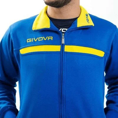Survêtement One Full Zip Givova - Bleu/jaune - Homme 5 Survêtement One Full Zip Givova - Bleu/jaune - Homme – Image 3