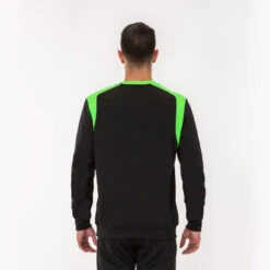 Sweat-shirt Homme Joma Championship V Noir Vert Fluo -Sports - Équipement de football sweat shirt homme joma championship v noir vert fluo 2