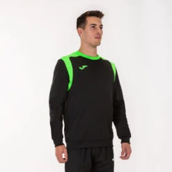 Sweat-shirt Homme Joma Championship V Noir Vert Fluo -Sports - Équipement de football sweat shirt homme joma championship v noir vert fluo 4