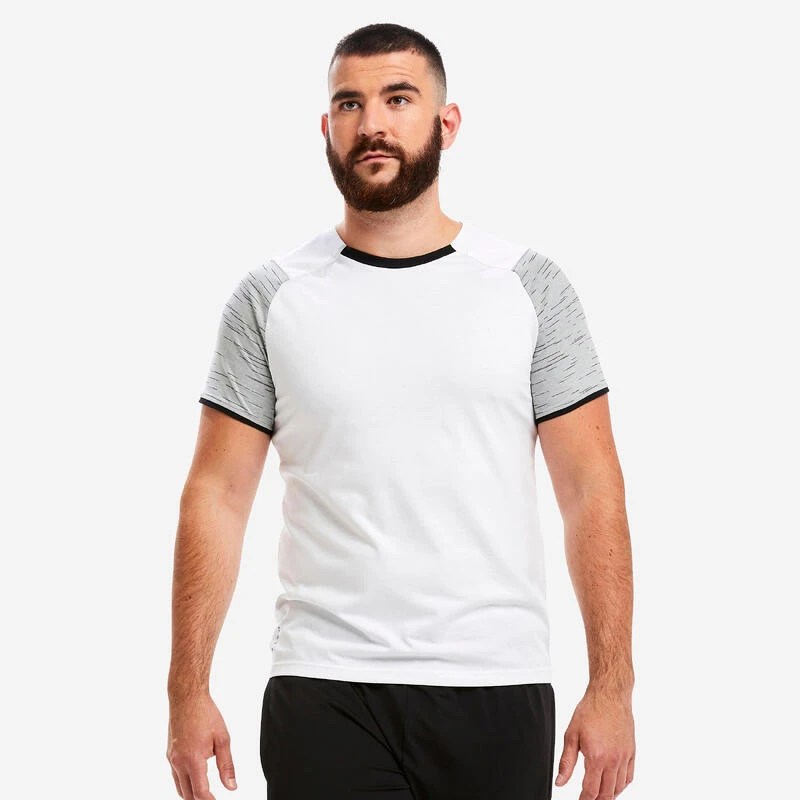 Kipsta T-shirt De Football T100 équipe Blanc 3 Kipsta T-shirt De Football T100 équipe Blanc