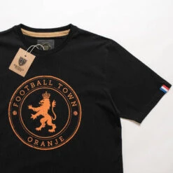 T-Shirt De Leeuw Black Football Adulte Vintage -Sports - Équipement de football t shirt de leeuw black football adulte vintage 2