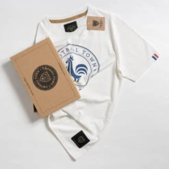 T-Shirt Les Bleus White Football Adulte Vintage -Sports - Équipement de football t shirt les bleus white football adulte vintage 1