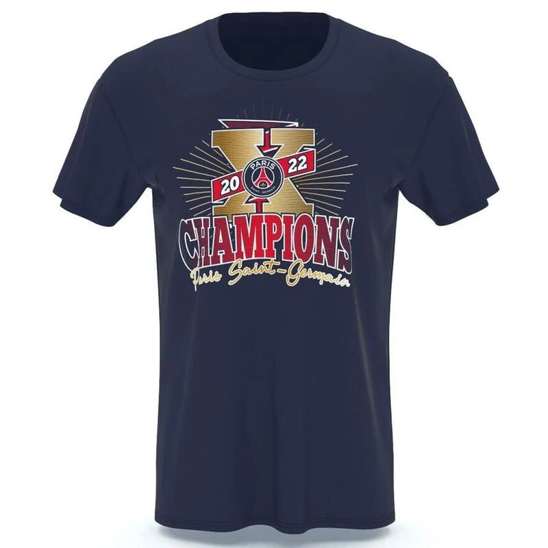 T-shirt PSG - CHAMPIONS X - Collection Officielle PARIS SAINT GERMAIN 4 T-shirt PSG - CHAMPIONS X - Collection Officielle PARIS SAINT GERMAIN – Image 2