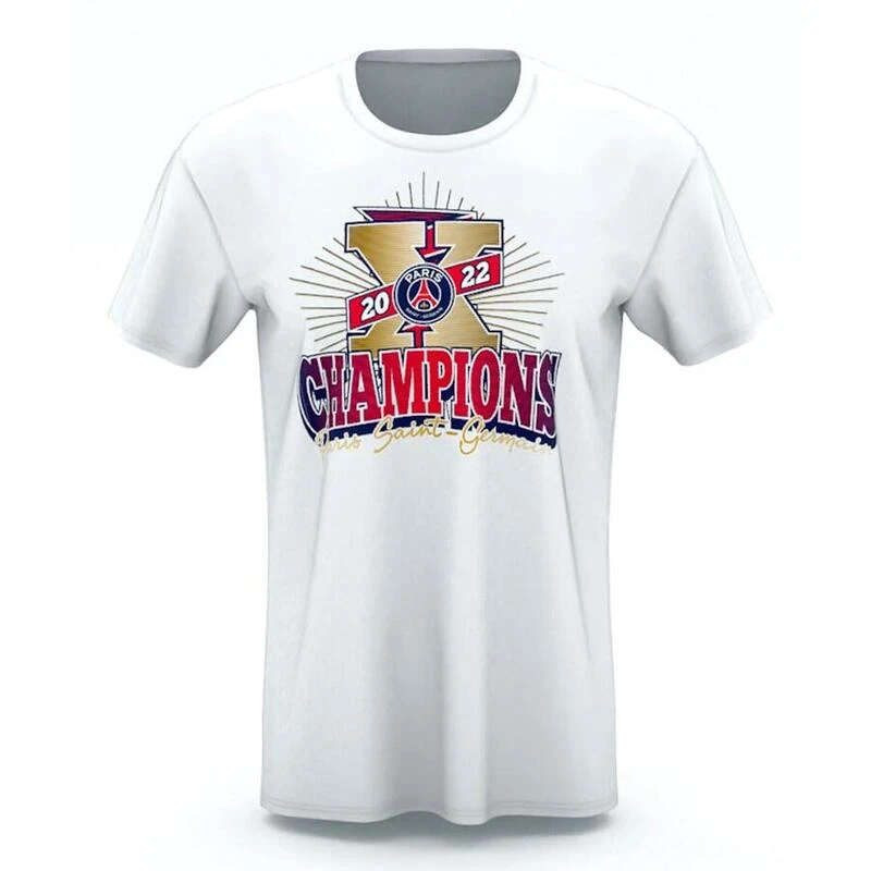 T-shirt PSG - CHAMPIONS X - Collection Officielle PARIS SAINT GERMAIN 4 T-shirt PSG - CHAMPIONS X - Collection Officielle PARIS SAINT GERMAIN – Image 2