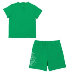 T-shirt + Short Bébé ASSE - Collection Officielle As Saint Etienne -Sports - Équipement de football t shirt short bebe asse collection officielle as saint etienne 1