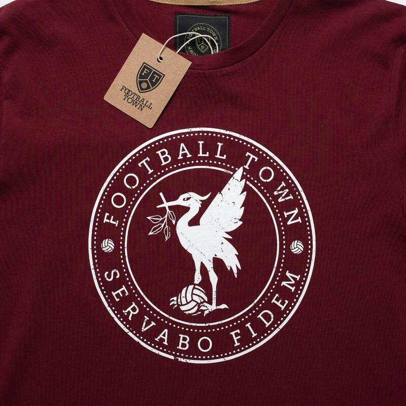 T-Shirt The Bird Red Football Adulte Vintage 4 T-Shirt The Bird Red Football Adulte Vintage – Image 2