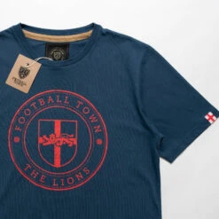 T-Shirt The Lions Blue Football Adulte Vintage 7 T-Shirt The Lions Blue Football Adulte Vintage -Sports - Équipement de football t shirt the lions blue football adulte vintage 2