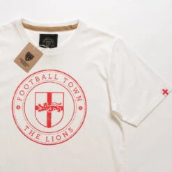 T-Shirt The Lions White Football Adulte Vintage 7 T-Shirt The Lions White Football Adulte Vintage -Sports - Équipement de football t shirt the lions white football adulte vintage 2