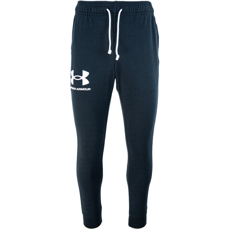 Un Pantalon Under Armour Rival Terry Joggers, Noir, Hommes 5 Un Pantalon Under Armour Rival Terry Joggers, Noir, Hommes – Image 3
