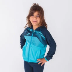 Veste à Capuche Homme Joma Supernova Ii Turquoise Fluo Bleu Marine -Sports - Équipement de football veste a capuche homme joma supernova ii turquoise fluo bleu marine 3