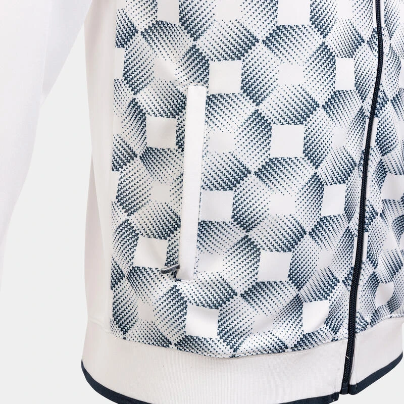 Veste à Capuche Homme Joma Supernova Iii Blanc Bleu Marine 5 Veste à Capuche Homme Joma Supernova Iii Blanc Bleu Marine – Image 3