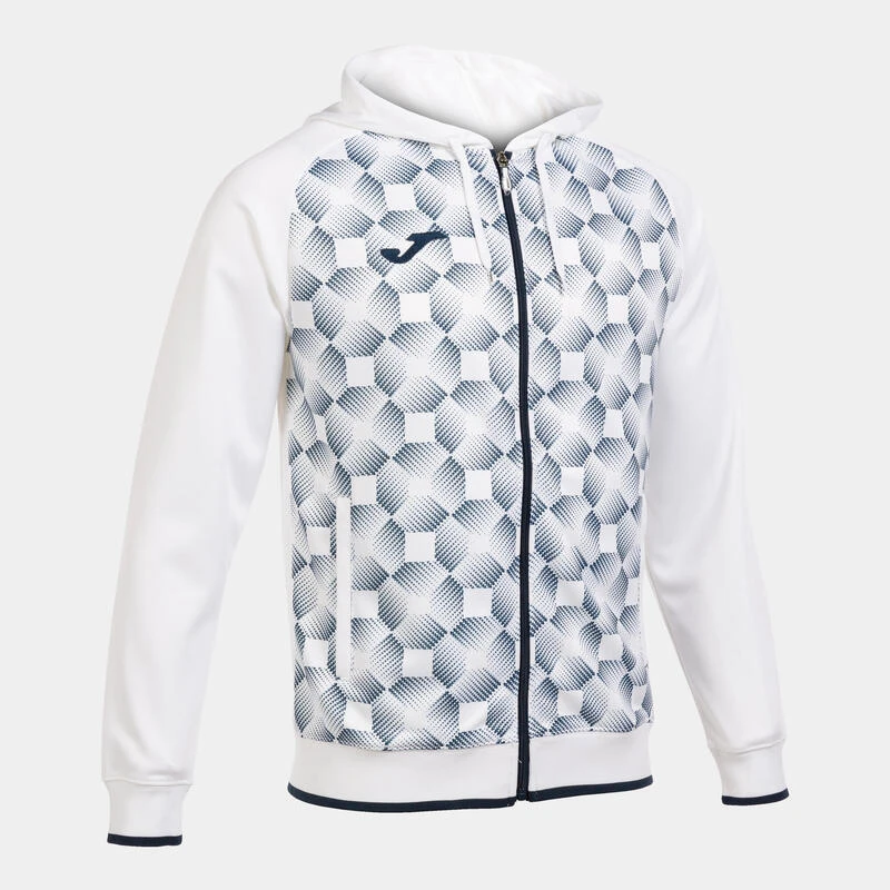 Veste à Capuche Homme Joma Supernova Iii Blanc Bleu Marine 3 Veste à Capuche Homme Joma Supernova Iii Blanc Bleu Marine
