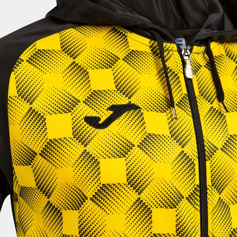 Veste à Capuche Homme Joma Supernova Iii Noir Jaune 6 Veste à Capuche Homme Joma Supernova Iii Noir Jaune – Image 4